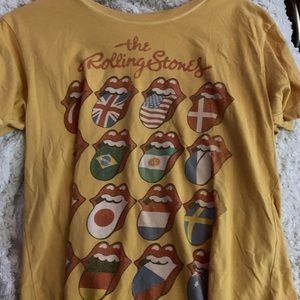oversized rolling stones band tee